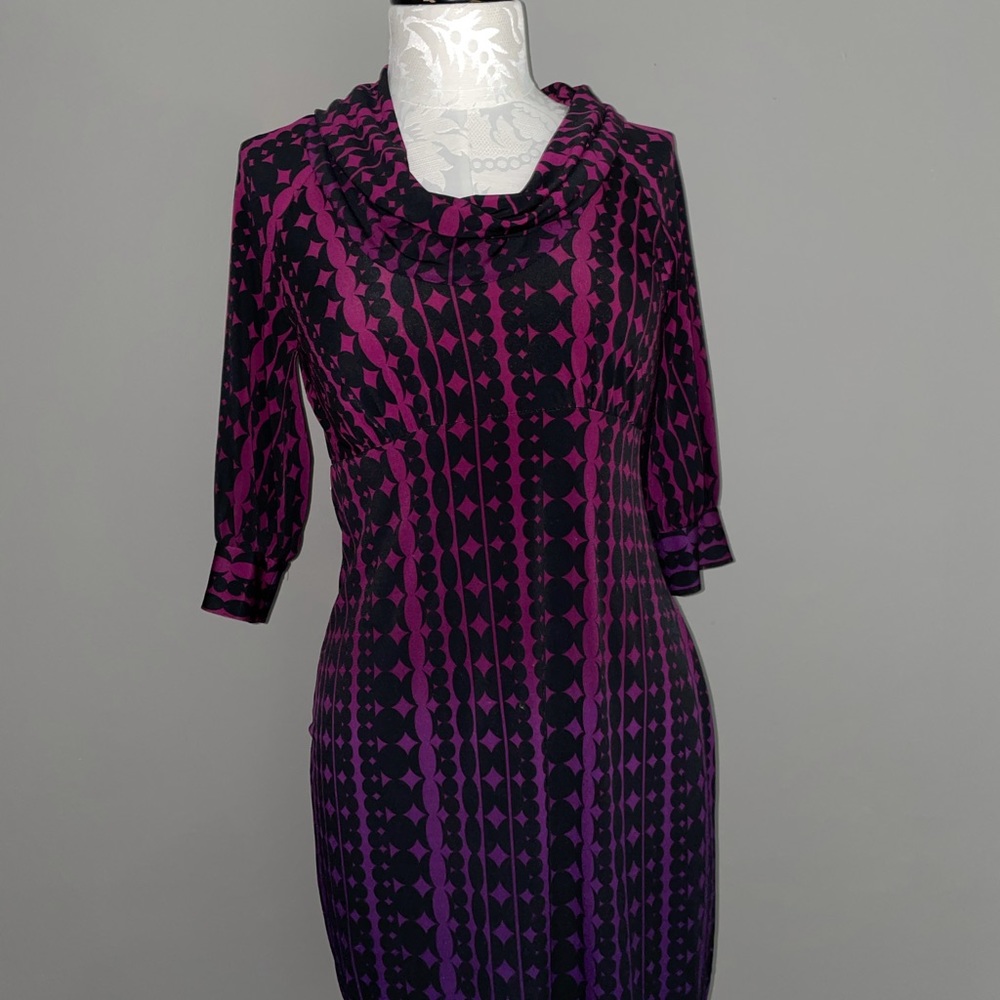 Ali Ro purple and pink dress